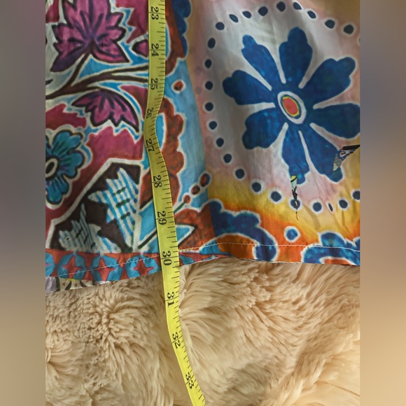 Johnny Was Belinda Silk Tunic XL NWOT multi print silk - Picture 13 of 14